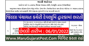 District Panchayat Devbhumi Dwaraka Recruitment