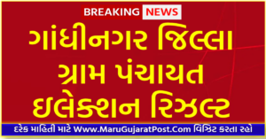 Gandhinagar District Gram Panchayat Sarpanch Election Result 2021