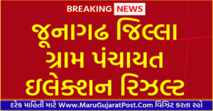 Junagadh District Gram Panchayat Sarpanch Election Result 2021