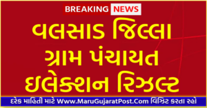 Valsad District Gram Panchayat Sarpanch Election Result 2021