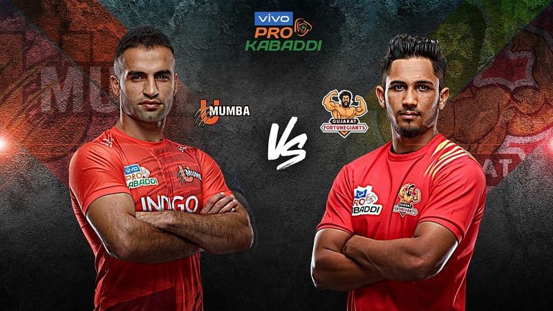 u mumba vs gujarat live score