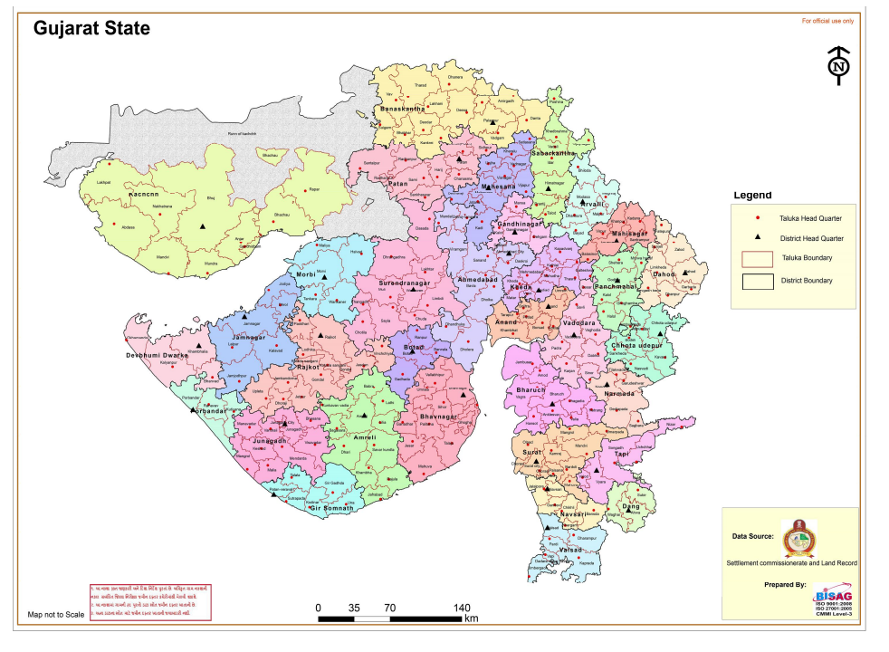Gujarat Village Latest HD Maps Download 