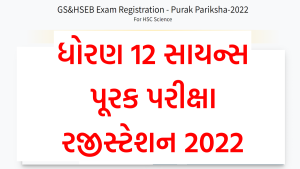 GSEB 12th Science Supplementary Exam 2022