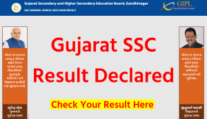 Gujarat Board SSC Result Declared 2022