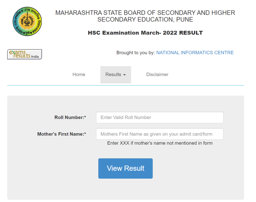 Maharashtra 12th Result 2022