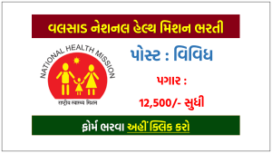 NHM Valsad Bharti 2022