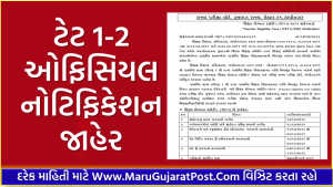 TET 1-2 Notification 2022