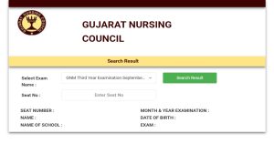 GNM 2nd Year Result 2022 Gujarat