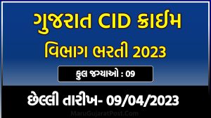 CID Gujarat Bharti 2023