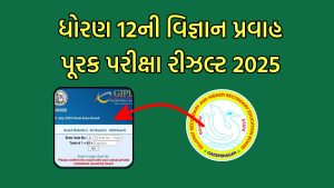 GSEB 12th Science Purak Pariksha Result 2025