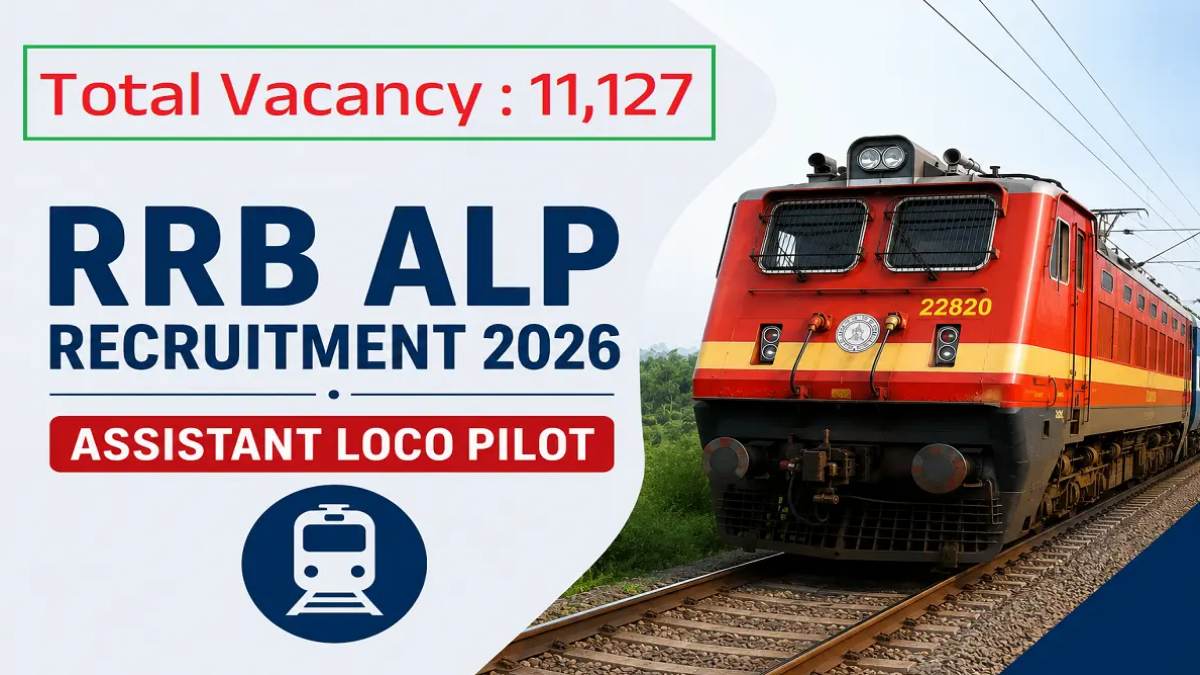 RRB ALP Recruitment 2026 Apply Online for 11,127 Assistant Loco Pilot ...